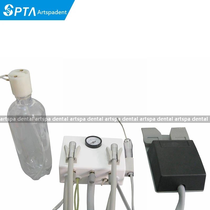 Wall Type Hanging Dental Lab Portable Turbine Unit Handpiece tube 2 pcs 4 hole or 2 hole tubein