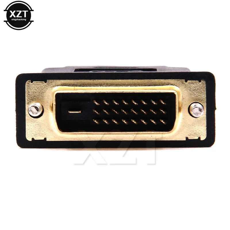 Адаптер с двойным штекером 24 + 1 pin на HDMI Женский 19 золотой разъем DVI для HDTV ПК ЖК