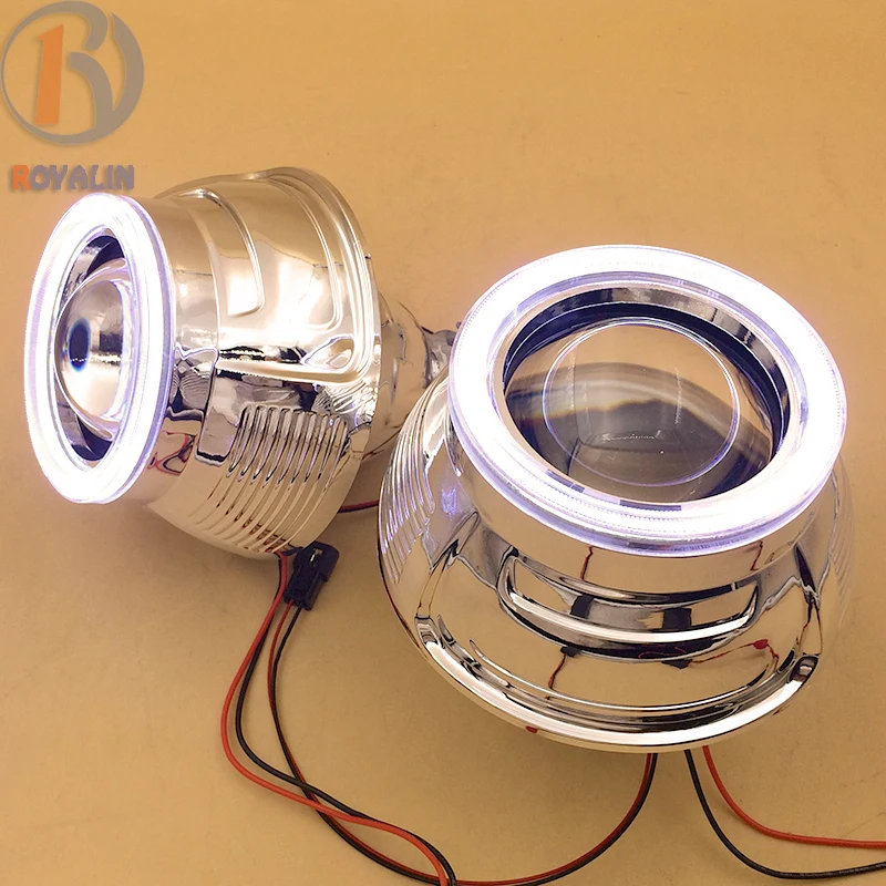 Car DRL Daytime Running Lights 2.5 Bi Xenon H1 HID Projector Headlight