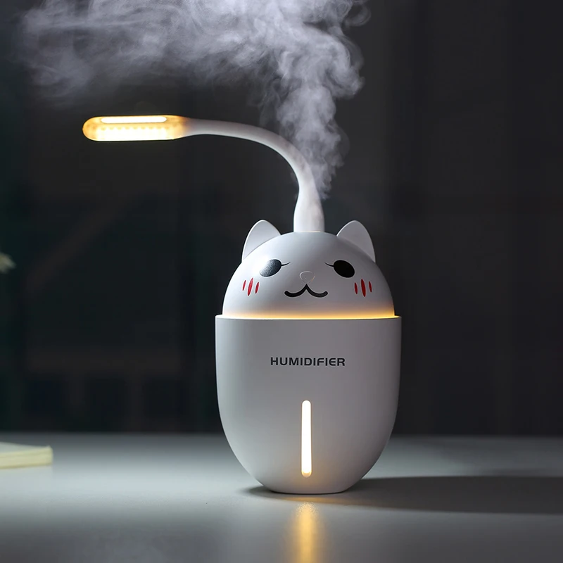 Mini Air Humidifier USB Aroma Humidifier Diffusers Including Small LED