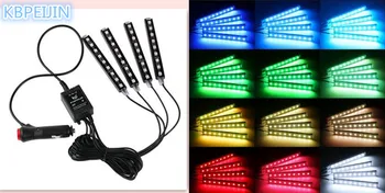 

HOT Car LED Refitting accessories Car Interior Decorative Atmosphere Floor Light for fiat punto 500 bravo freemont stilo panda