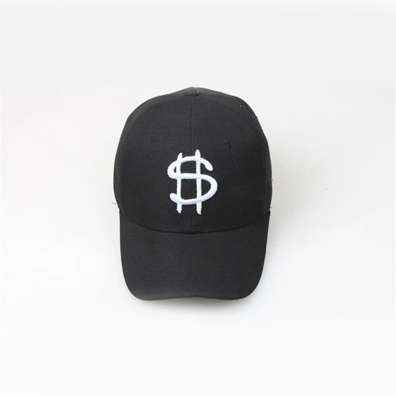 Доллар вышивка простой Стиль летние Бейсбол Кепки для Для мужчин Для женщин дышащий на улице Snapback Шапки унисекс драйвер папа шляпа Q032