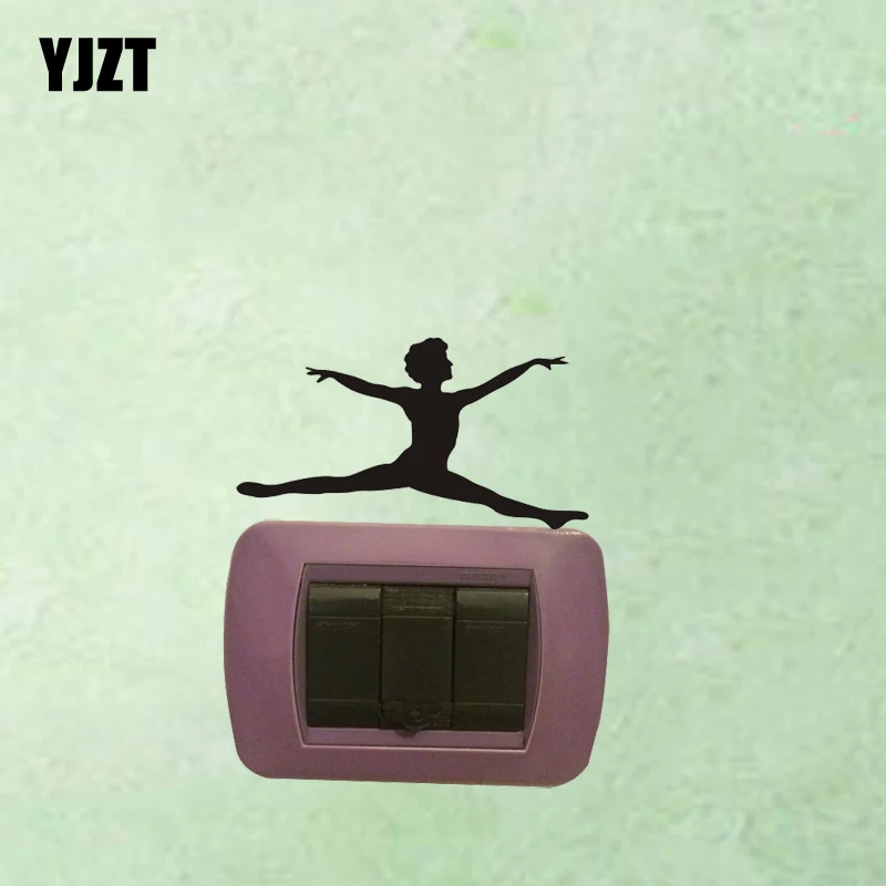 

Dancing Silhouette Vinyl Wall Stickers Switch Decals Black 7SS0182