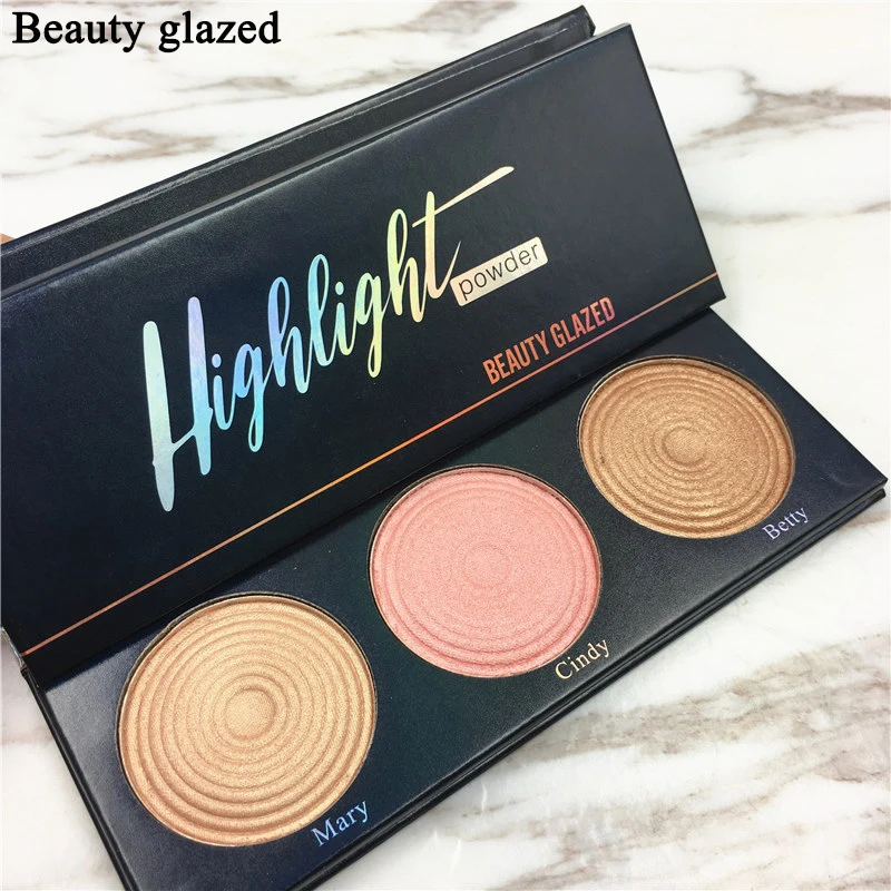 Beauty Glazed Professional Highlighters Makeup Waterproof Brighten Face