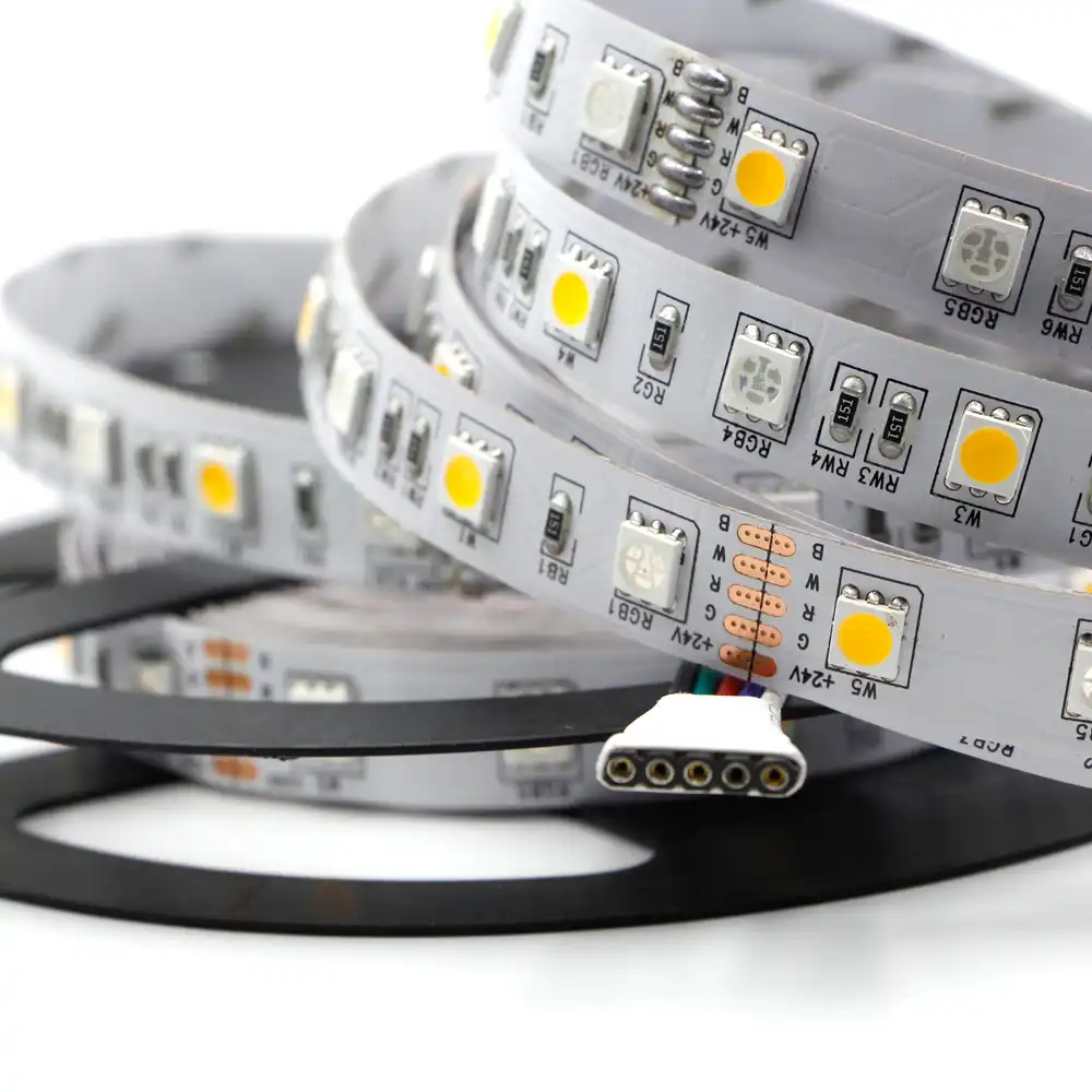 5m RGB CCT 300 led Strip Light 5in1 Dual Color 5050 Dimmable tape lamp DC12V 24V