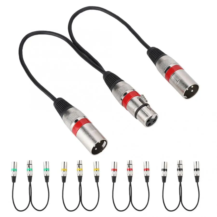 30 см XLR гнездовой разъем для двойной мужской головной сплиттер адаптер аудио