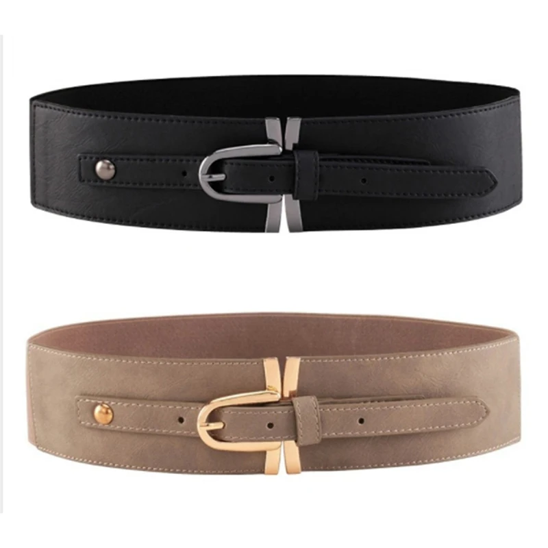 

European and American Fashion brand wide elastic belts female elastic belt for women coat jacket Cummerbunds