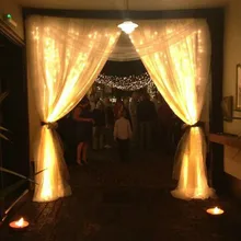 6 м x 3 М 600 светодиодов сосулька светодиодный оконный занавес гирлянда Сказочный свет linkable DC F/Рождество Свадьба Сад вечерние гирлянды Декор 220 В