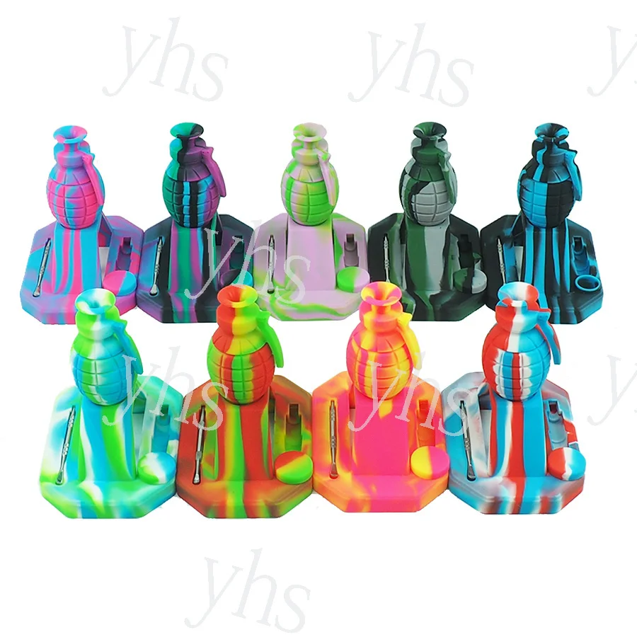 Titanium Nail grenades shape Tobacco Smoking Pipe essential oils