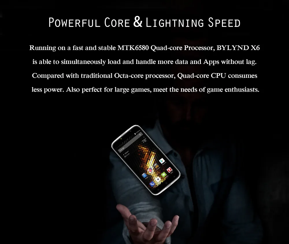 Powerful  Core  &  Lightning  Speed