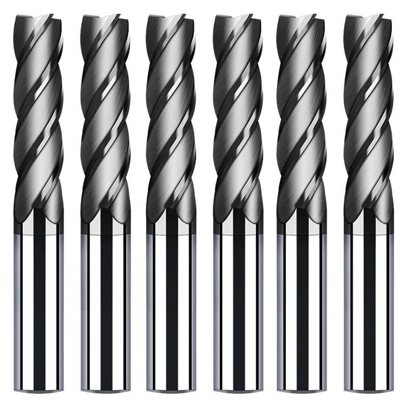 

Augusttools Milling Tools HRC50 4 Flute Endmill 4mm 6mm 8mm 10mm 12mm Metal Alloy Carbide Tungsten Steel Milling Cutter End Mill