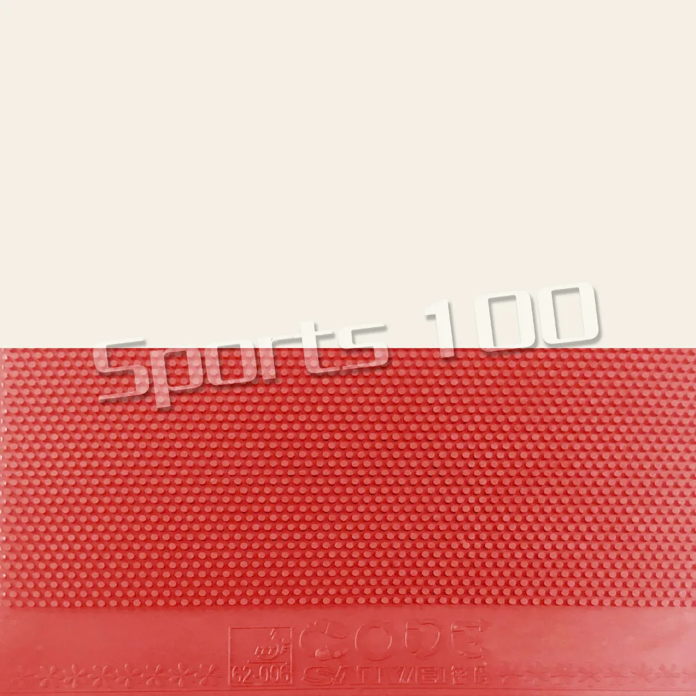 سانوي CODE طويل البثور خارج تنس طاولة بينغبونغ المطاط بدون الإسفنج