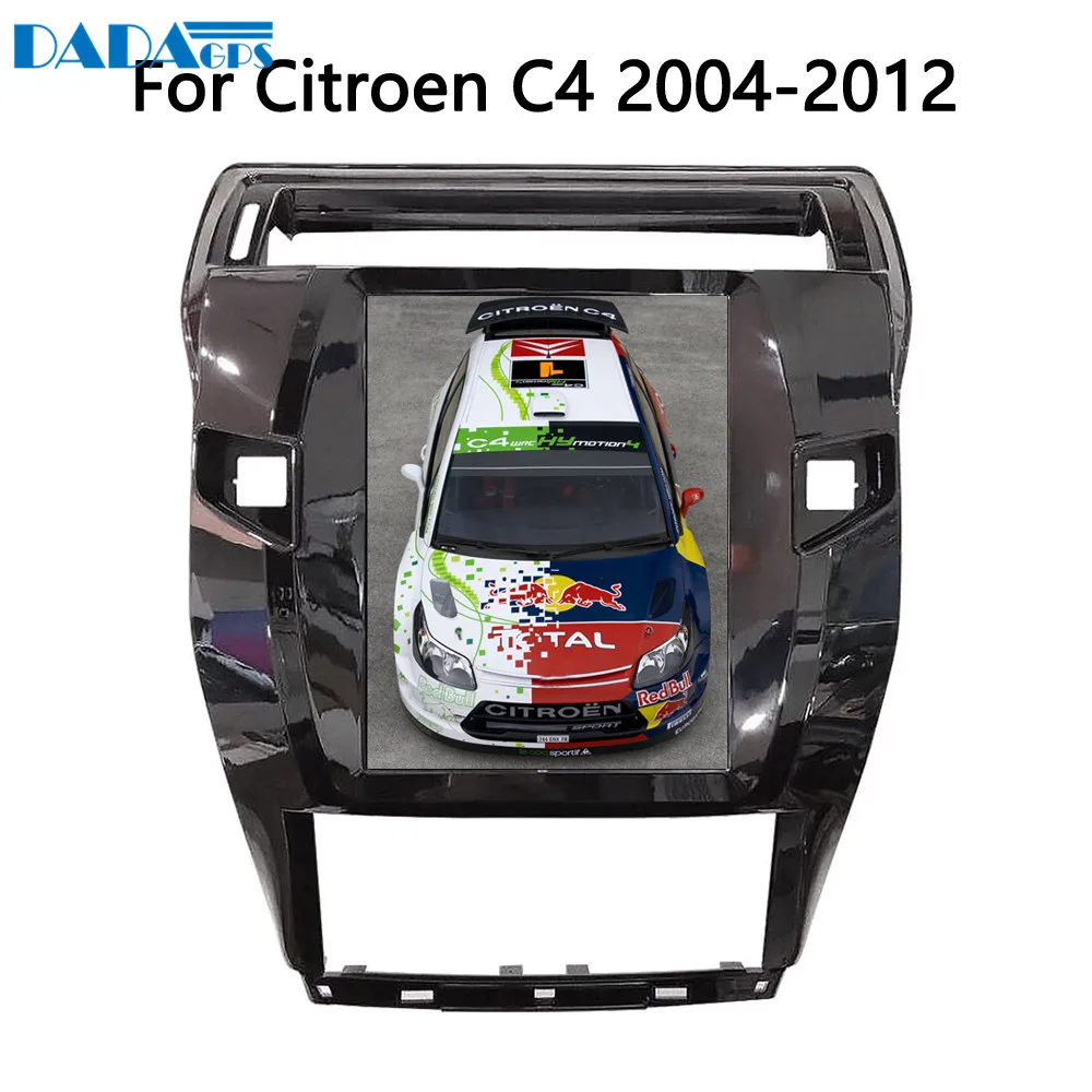 

10.4"Tesla style ISP Screen Android 7.1 Car multimedia Radio player For Citroen C4 Quatre Triumph 2004-2012 GPS Map Navigation