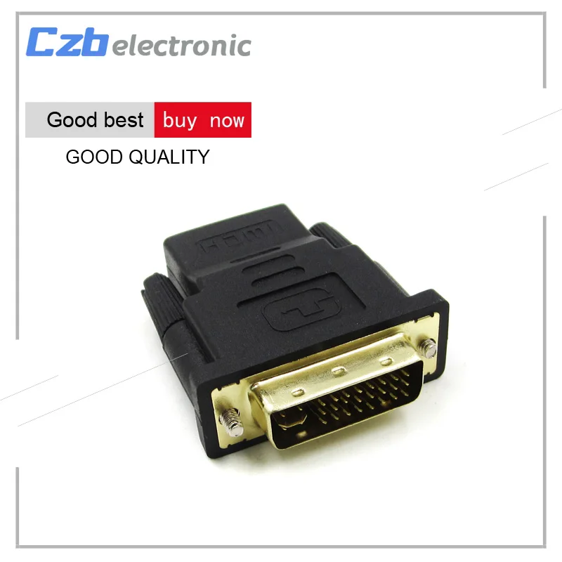 DVI адаптер M-F 24 + 5pin штекер HDMI Женский конвертер для HDTV lcd |