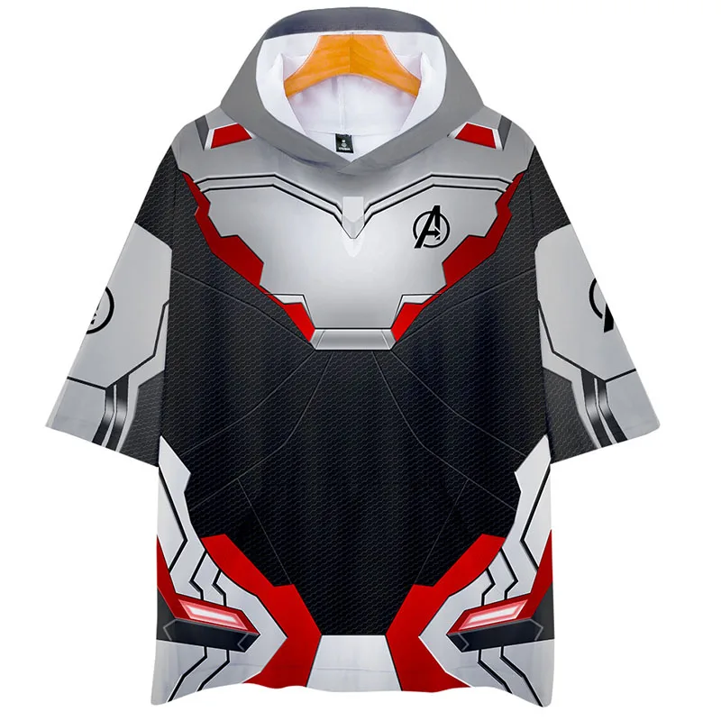 Для мужчин детей Мстители 4 эндшпиль Quantum именованной области (Realm) футболка с капюшоном спортивные топы Косплей Костюм мужской летние топы