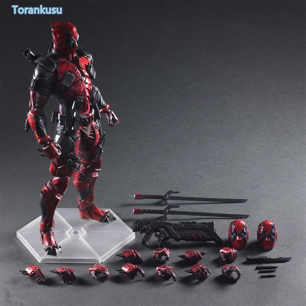 Боевик Дэдпул FigureX Мужской X-men Wade Winston Wilson Кай-плей арт ПВХ фигурка игрушка 260 мм