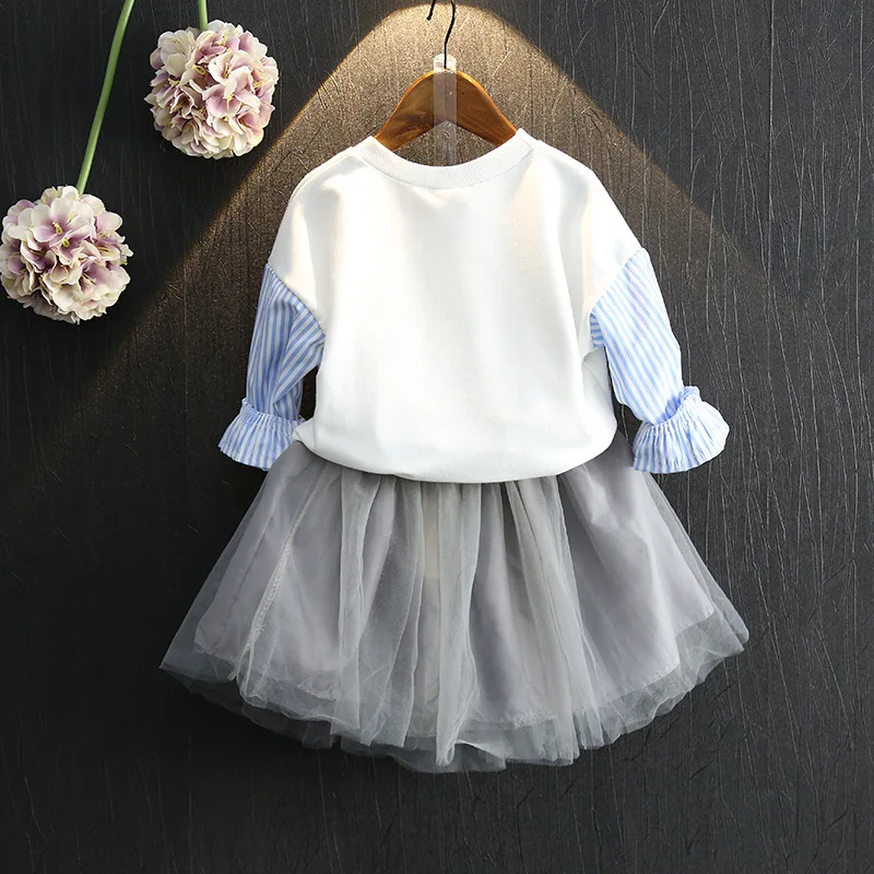 Baby Girls Long Sleeve Top 2016 Autumn Whale Sequins Striped Patchwork Sweatshirt Top Korean Children Clothing Kids Tshirt 2-7Y Baby Girls Long Sleeve Top 2016 Autumn Whale Sequins Striped Patchwork Sweatshirt Top Korean Children Clothing Kids Tshirt 2-7Y