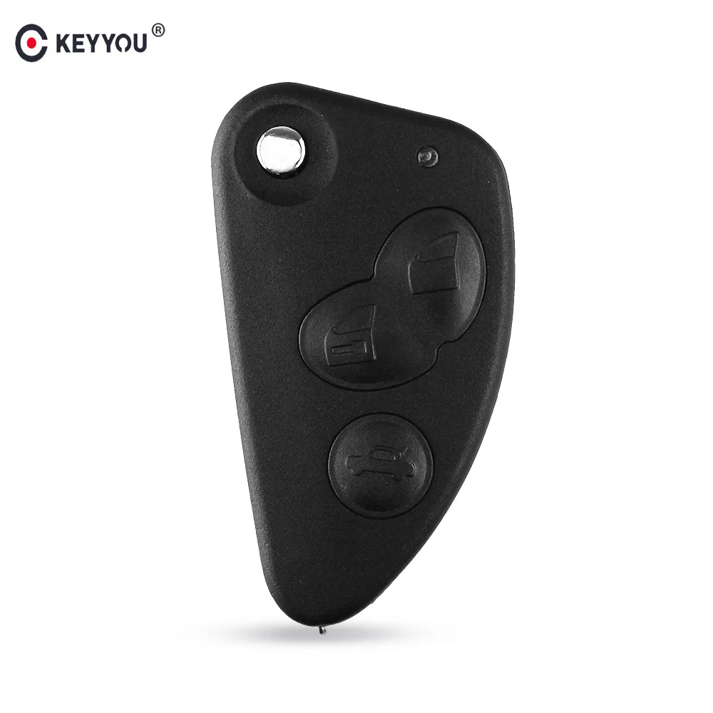 Замена KEYYOU 3 кнопки REMOT флип чехол для ключей FOB ALFA ROMEO 147 156 166 GT | Автомобили и