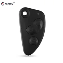 Keyyou Vervanging 3 Knop Remot Flip Key Case Fob Voor Alfa Romeo 147 156 166 Gt