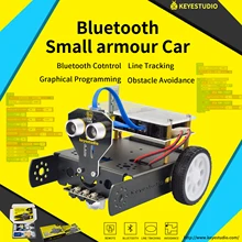 Keyestudio KEYBOT Programmable Education Robot Car Kit + User Manual For Arduino Graphical Programming