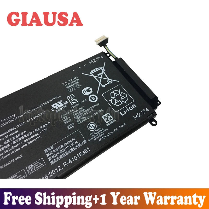 Giausa 11,4 V 48Wh LP03XL Батарея для hp ENVY 15-ae020TX 804072-241 807211-121 807211-221 HSTNN-DB6X 807417-005 серий