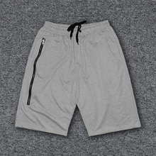 Шорты повседневные универсальные хип-хоп молния плюс размер эластичный пояс до колена Короткие свободные брюки 8xl 7xl