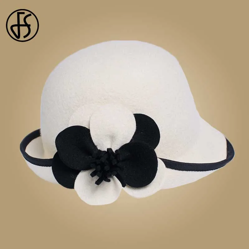 Hat Wanita Merasa Bowler Fedora 