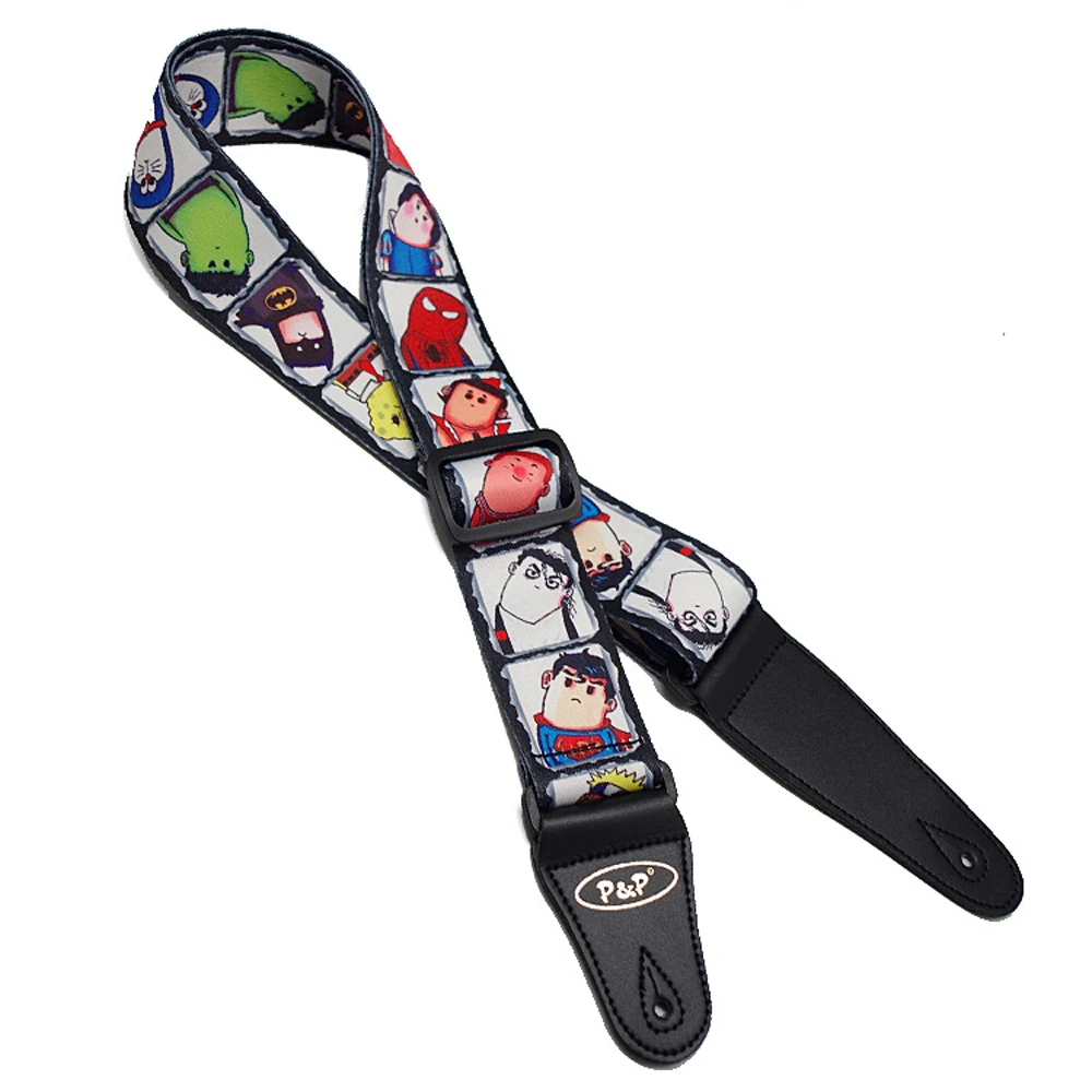 Marvel's The Avengers Pattern Guitar Strap Electric Guitar