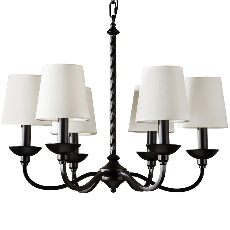 

American rural contracted, wrought iron cloth art dining-room lamp droplight bedroom