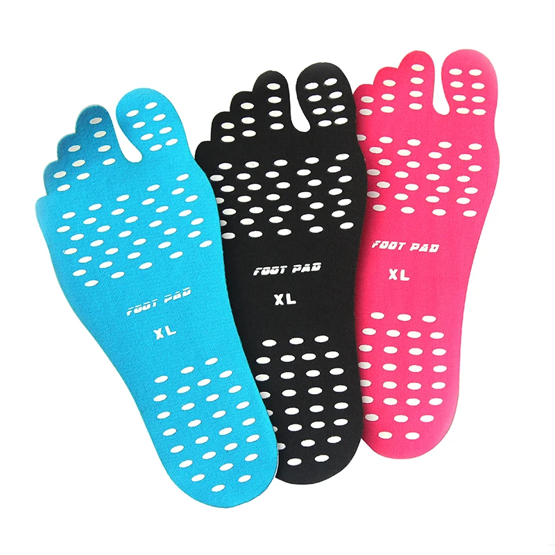 

Nakefit Sticker Shoes Beach Invisible Foot Sticking Sand Beach Invisible Slip Mat Heat Insulation Anti Scratch Beach FootSticker