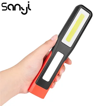 

SANYI COB LED Portable Lighting 3 Modes Torch USB Rechargeable Lighting Built-in Battery Flashlight