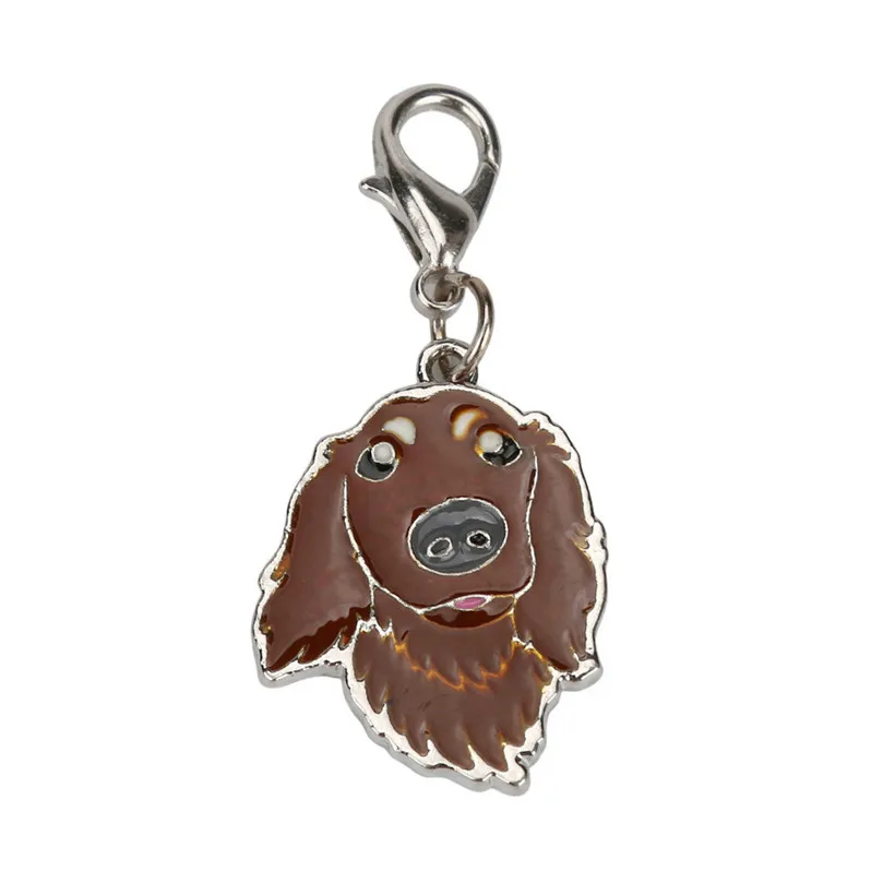 

Practical NEW Cocker Spaniel Dog Tag Disk Pet ID Enamel Accessories Collar Necklace Pendant Dog Supplies Drop shipping C30428