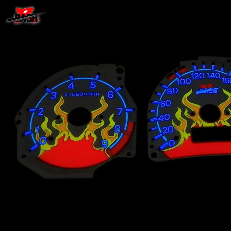 Тире EL светящийся датчик для Virage 1.8L 1999 цифровой одометр 9000 об/мин Звук активированного пламени дизайн