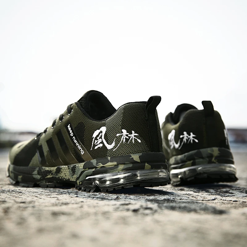 Мужская обувь; уличная Военная камуфляжная спортивная обувь на воздушной подушке; дышащий мужской светильник; кроссовки для мужчин; обувь для бега для взрослых