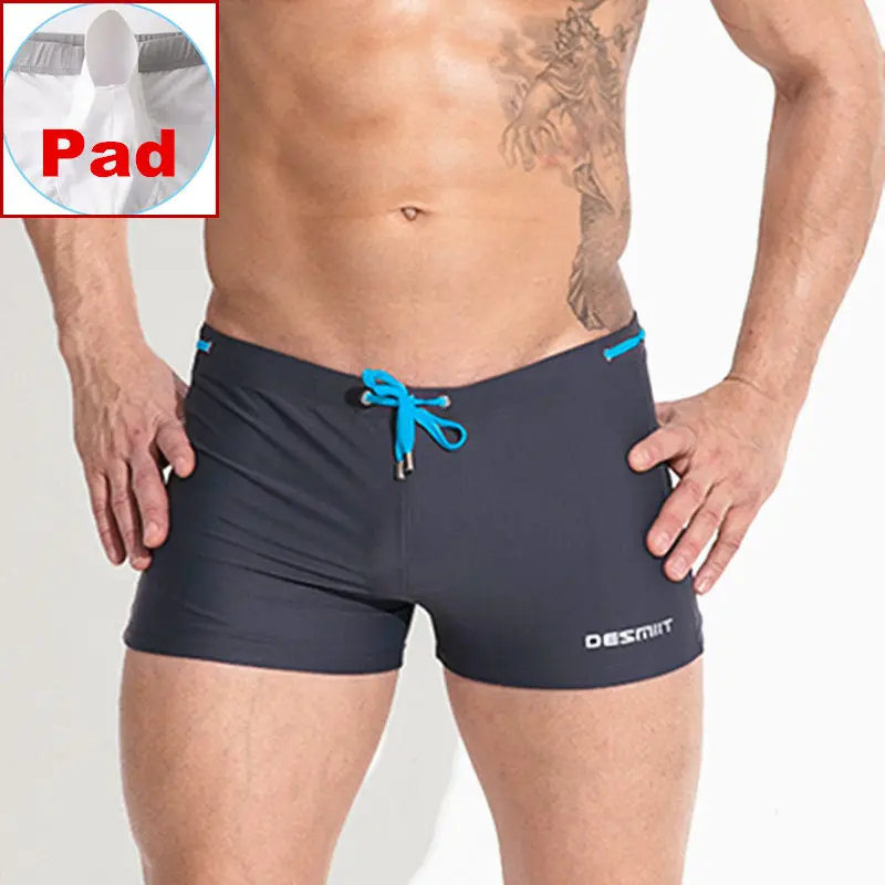 

Push Up Pad Men Swimming Trunks For Men Swimwear Desmiit Sexy Gay Swimsuit Beach wear Swim Boxer Briefs Surfing Shorts zwembroek