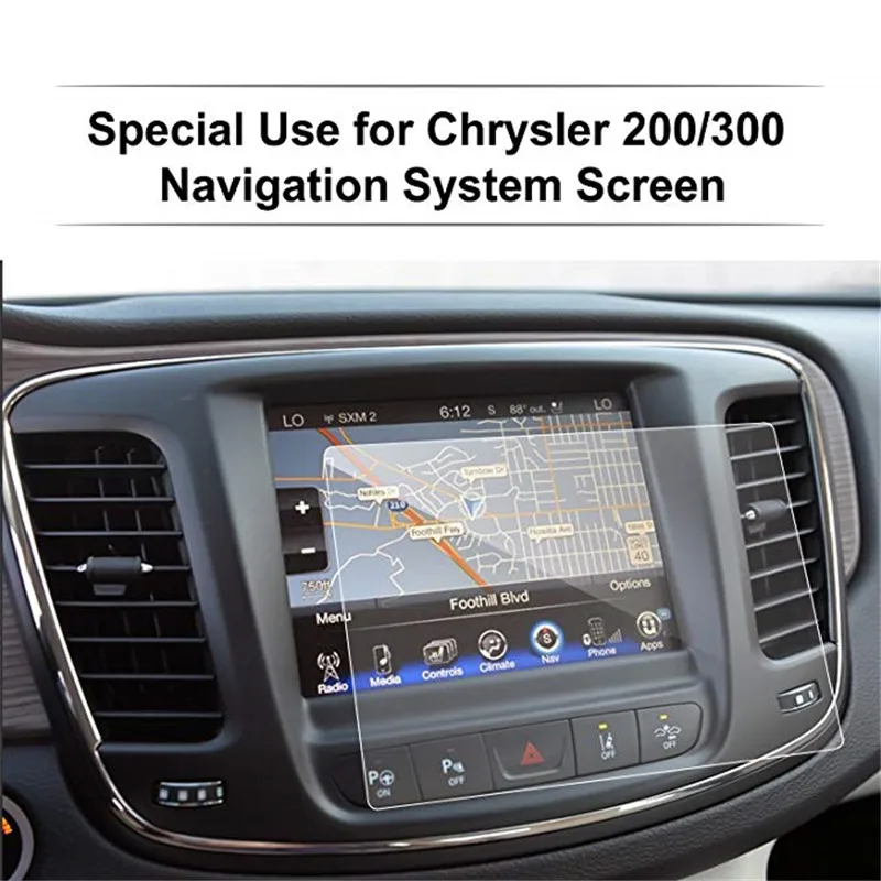 

For Chrysler 200/300 / Pacifica 8.4 Inch Car Navigation Screen Protector Tempered Glass Touch Screen Protector