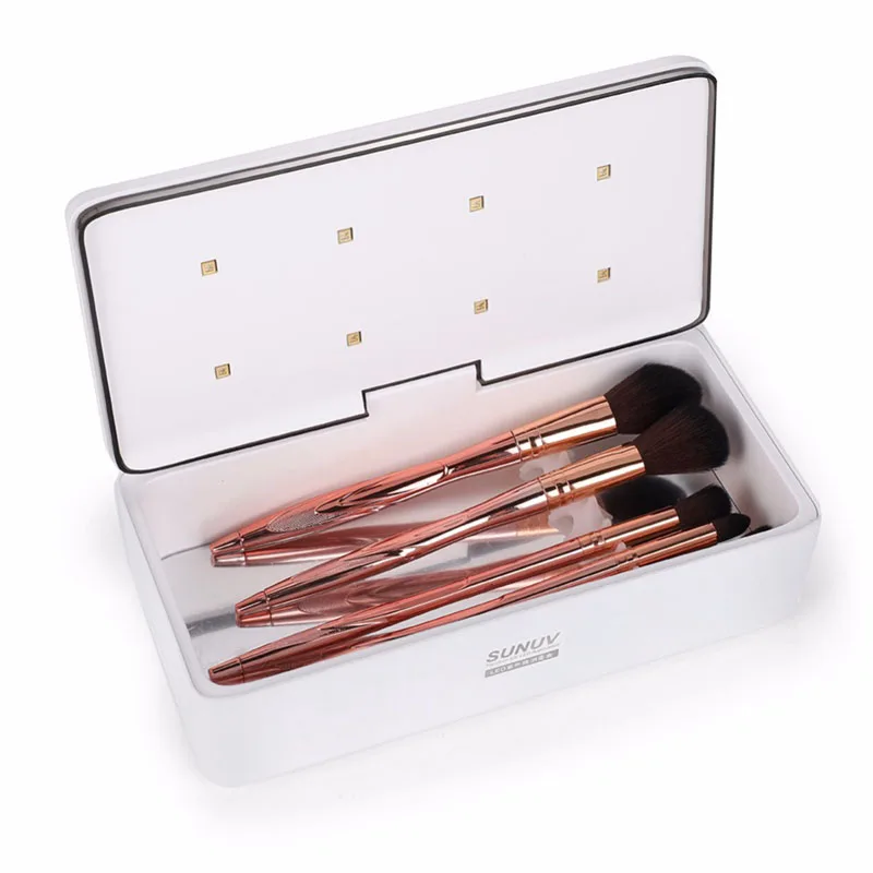 

Portable UV Sterilizer Cabinet EU US Plug Beauty Sets Esterilizador UV Box LED Disinfection Device for cleaning Cosmetic Tools