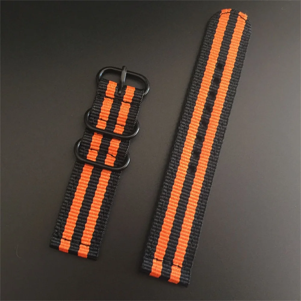 FIFATA нейлоновый холщовый ремешок Смарт часы для Huami Amazfit Bip/Pace/Stratos Samsung Garmin Huawei GT