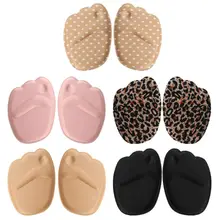 4D пены эластичные Мягкие Передние стопы для женщин высокий каблук Нескользящие боли обувь для ухода за ногами подушки стелька подошвенный защиты Поддержка