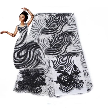 

5Y 2017 new design french lace bridal embroidered tulle lace fabric french lace fabric.latest nigerian laces FC1627 orange