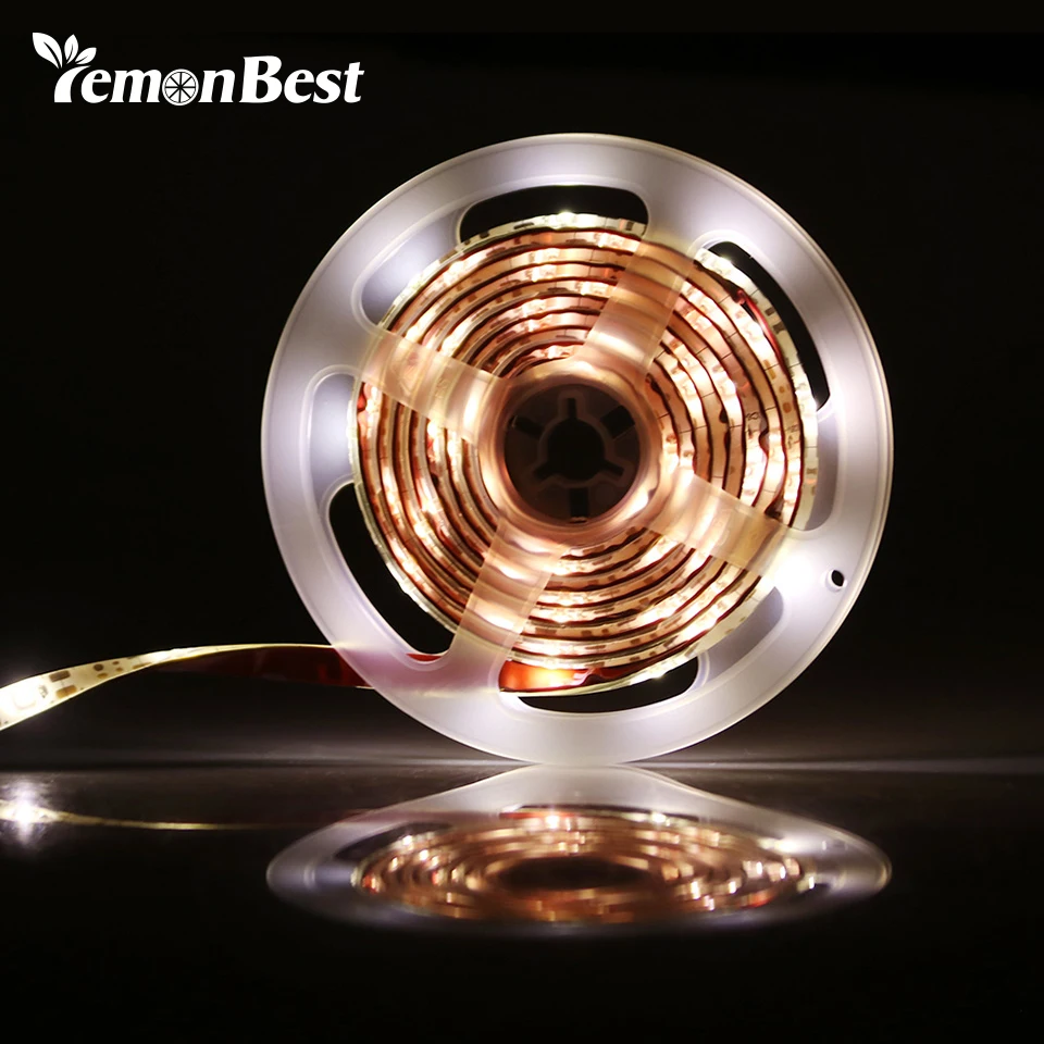Intelligent Induction Led Strip Waterproof 30 LED Light SMD3825 Warm