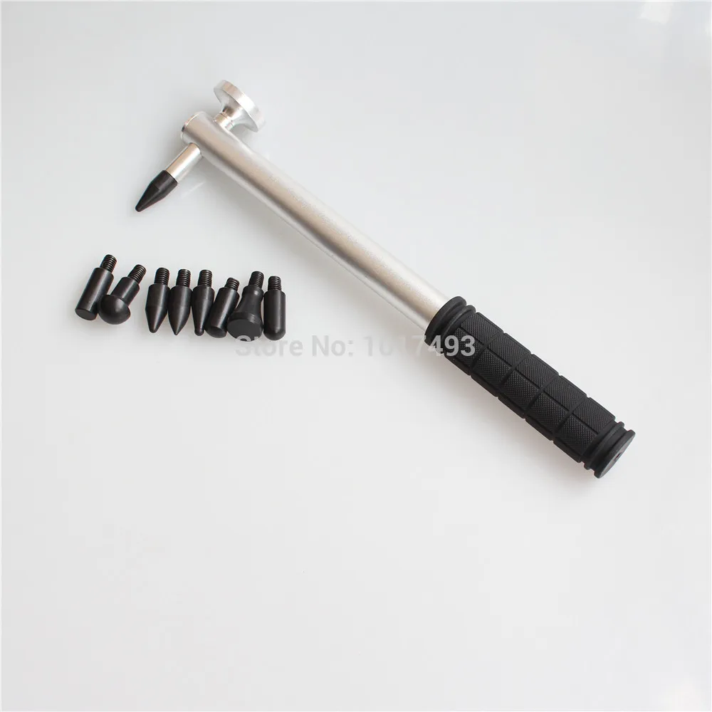 Car Professional dent Ding Hammer Paintless Removal Tools Knock Tool with 8heads for different size shape tuber