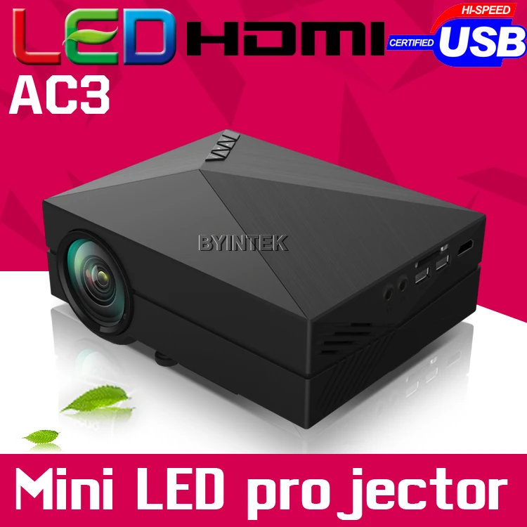 

2016 GM60 AC3New Home Theater HDgM60 portable Video LCD Digital HDMI Cinema USB 1000lumens mini LED Projector Proyector Beamer