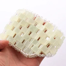 Nature Jade Stone tools Germanium Tourmaline Sleep Face Massager Wrinkle Remove Sleep eye Mask travelling and office eye protect