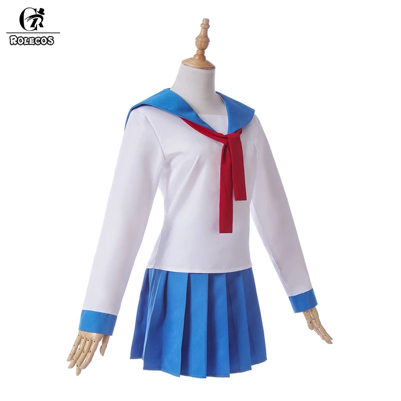 ROLECOS Pop Team Epic Cosplay Costumes for Women - Popuko & Pipimi School Uniform Girl Uniform image 2