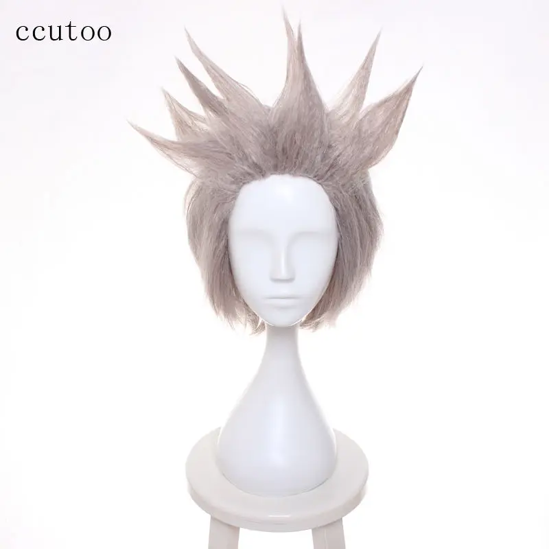 

ccutoo Ignis Stupeo Scientia Cosplay Wig Final Fantasy XV Costume FF15 Cosplay Wigs Synthetic Short Hair Styled for Men's