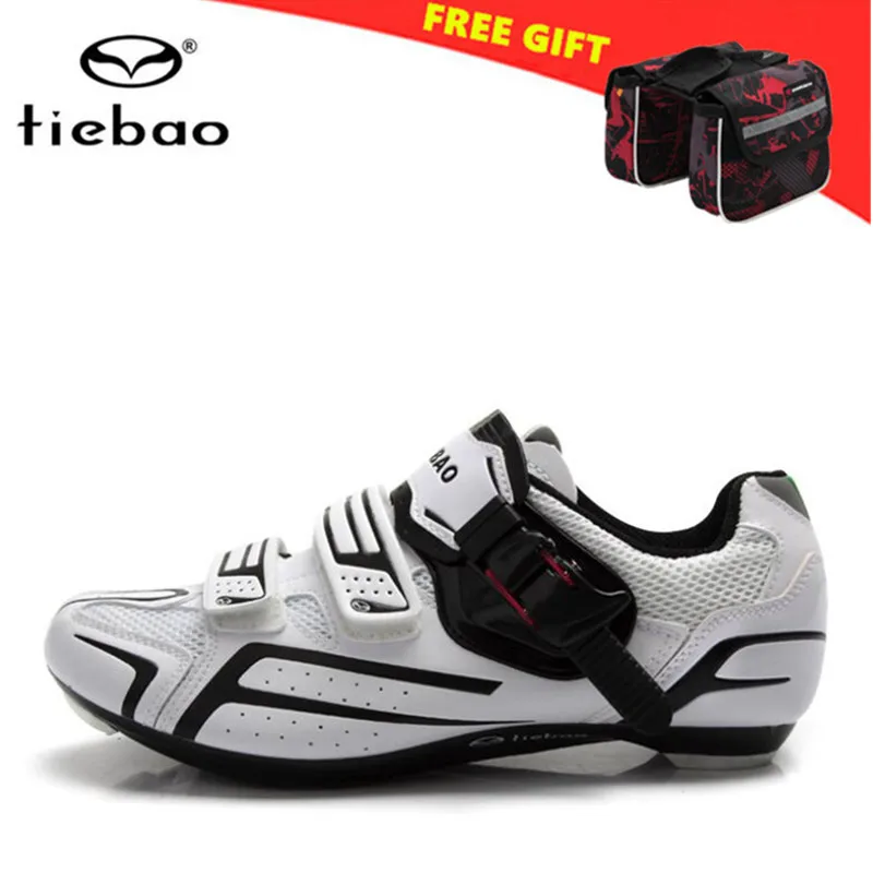 

TIEBAO Road Cycling Shoes 2018 Ultralight Self-Locking Pro Men's Bike Triathlon Shoes Bicycle Lock Sneakers Zapatillas Ciclismo