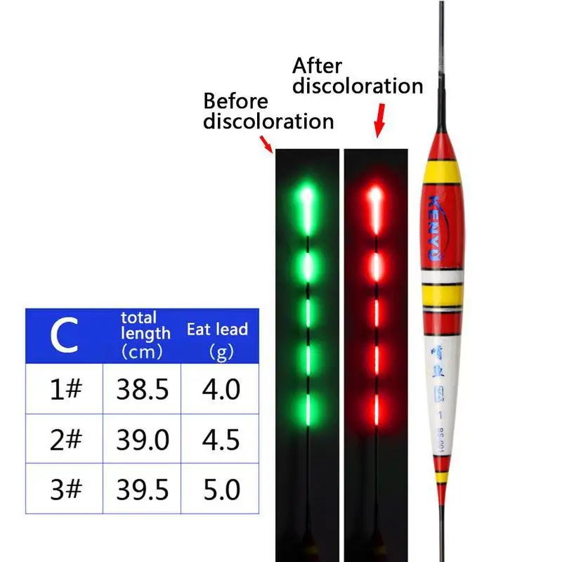 Светодиодный светящийся рыбный дартс, интеллектуальные электронные рыбные дартс, рыболовный крючок, цветной электронный поплавок, Аксессуары для рыбалки - Цвет: C2