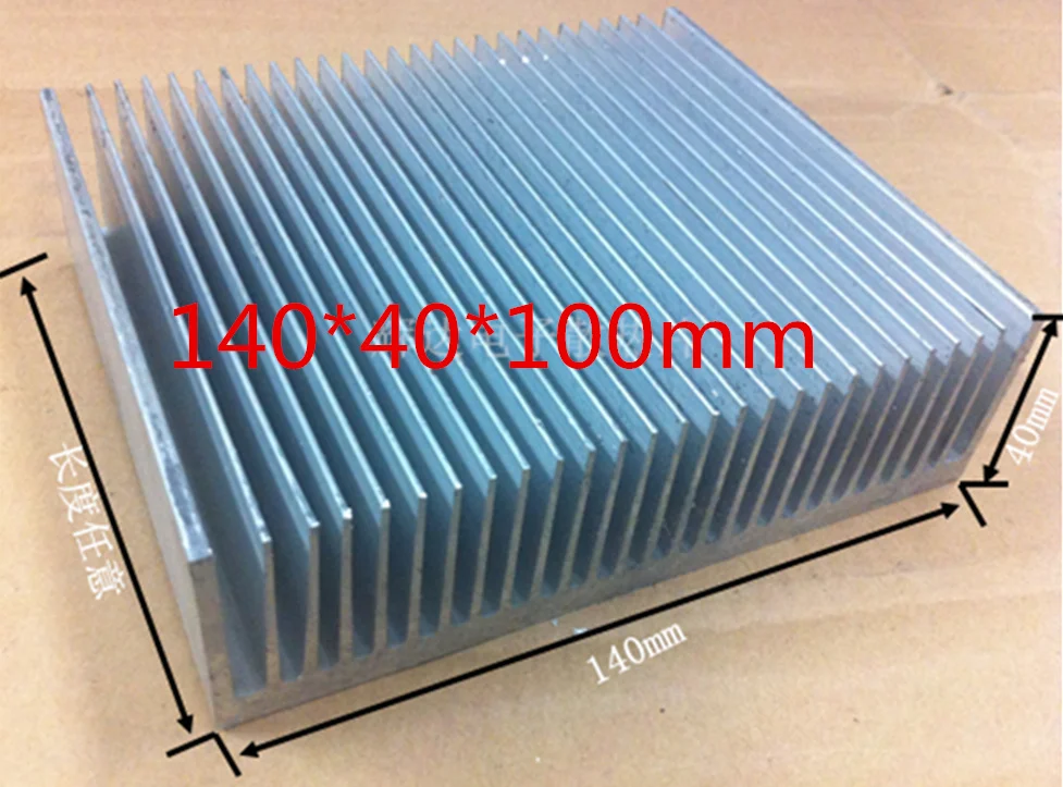 Custom 140*40*100mm Inverter Dense Tooth sink Cooling block Electronic radiator| AliExpress