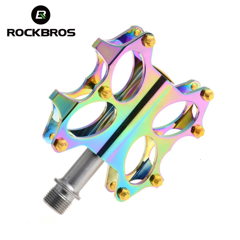 Buy ROCKBROS Bike BMX Pedals CNC Titanium Spindle Ti